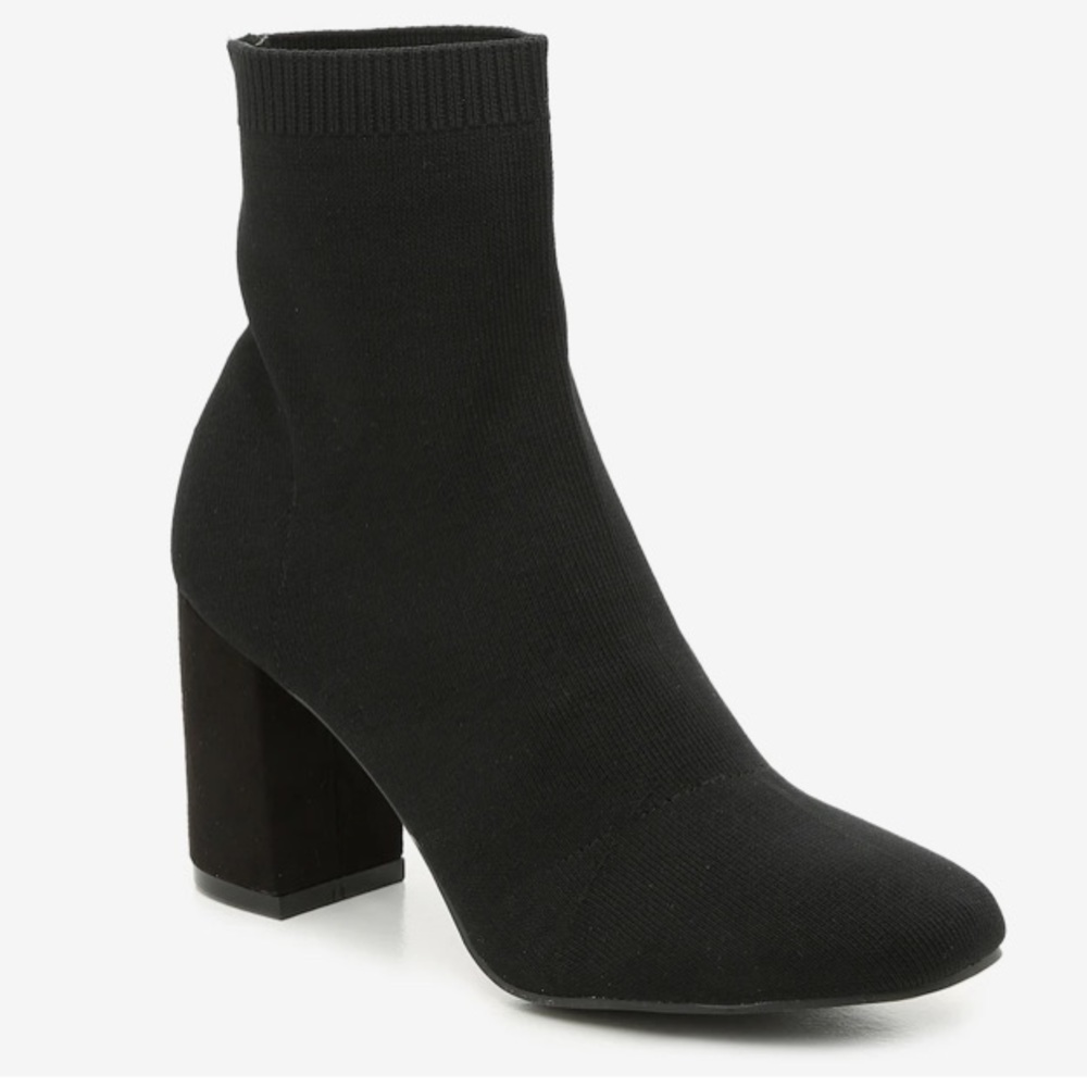 NEW MIA Erika Black Sock Boots